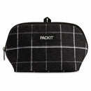 PackIt Freezable Snack Bag - Black Grid