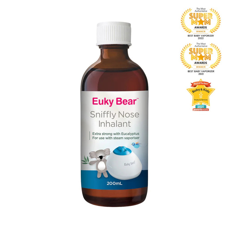 [Bundle Of 2] Euky Bear Sniffly Nose Inhalant 200ml Exp: 02/24