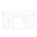 Babyhood Kaylula Sova Clear Cot 5-in-1 (White) + Mattress 3 PCS Set (1 yr warranty)