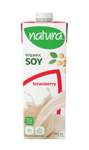 Natur-a Enriched Soy Beverage - Strawberry (Organic) 946 ml ( Bundle Of 12 Packs ) Exp: 06/26