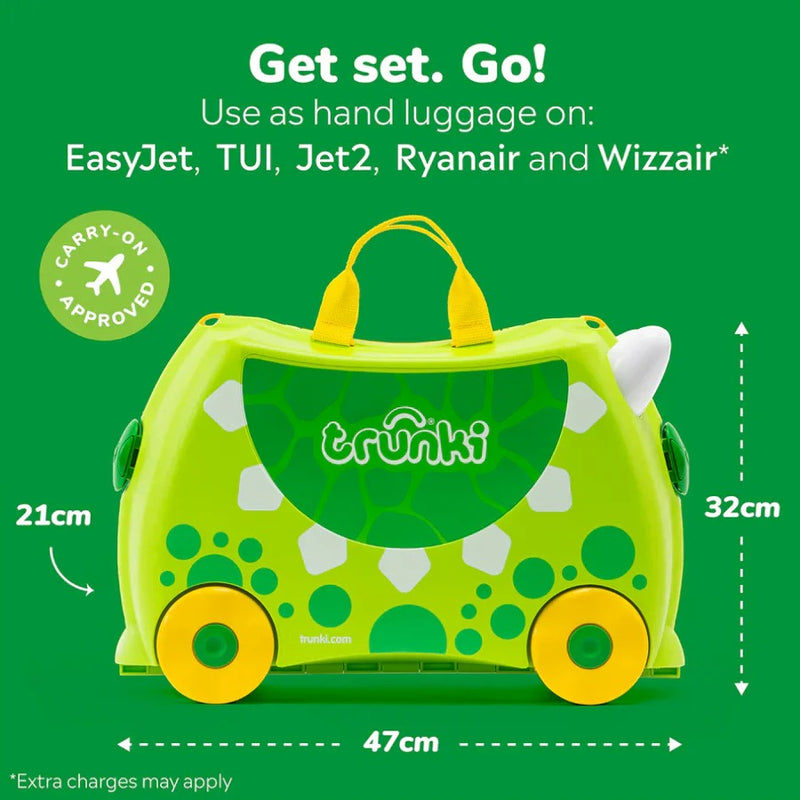 Trunki Suitcase - Dudley the Dinosaur