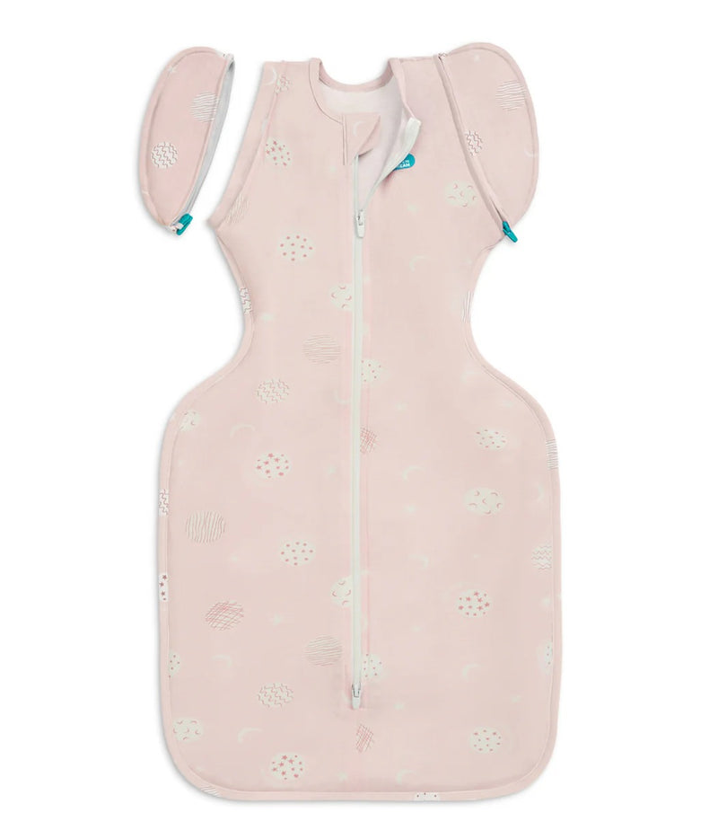 Love To Dream Swaddle Up Transition Bag Bamboo Lite Little Dreamer Light Pink