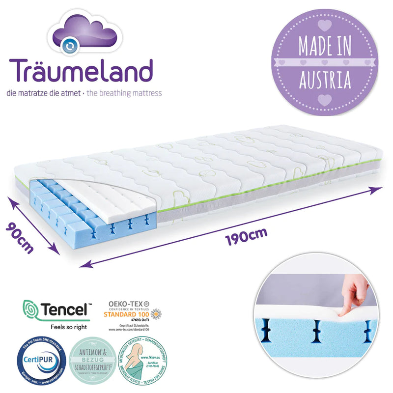 Traeumeland Kids Mattress Slumberland 90x190cm