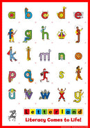 Letterland Alphabet Stickers ( 10 Sheets)