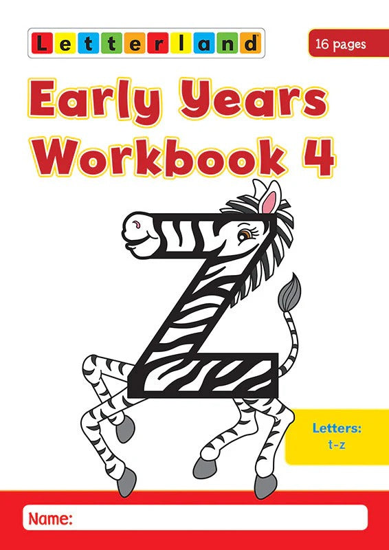 Letterland Early Years Workbooks 1-4