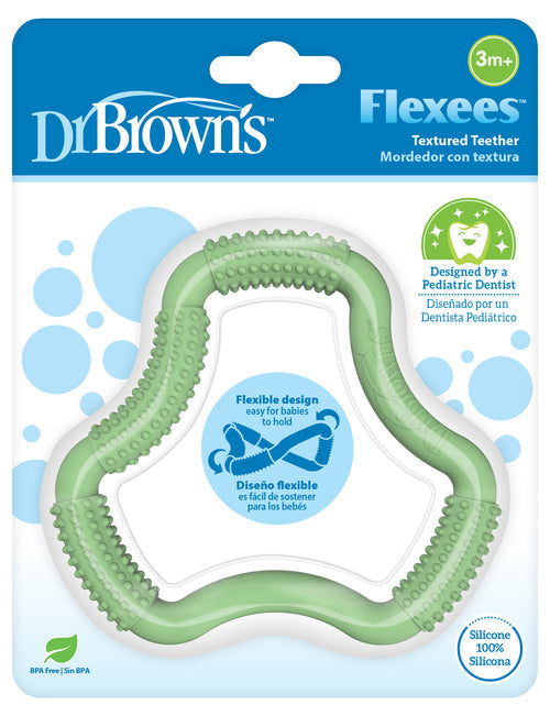 Dr Brown's Flexees Textured Teether, Green, 1-Pack