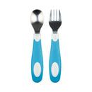 [Bundle of 3 ] Dr.Brown's Soft Grip Spoon & Fork Set - 3 Color