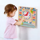 Montessori Educative Learning Wooden My Calendar Activity Toy
