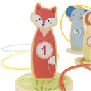 Montessori Educative Learning Wooden Ring Toss Activity Toy