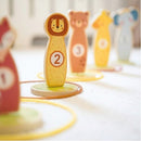 Montessori Educative Learning Wooden Ring Toss Activity Toy