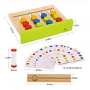 Montessori Educative Learning Wooden Logic Game Activity Toy