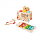 Montessori Educative Learning Wooden Pound & Tap Bench Activity Toy