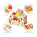 Montessori Educative Learning Wooden Pound & Tap Bench Activity Toy