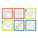 Montessori Educative Learning Wooden Rubber Band Geoboard Activity Toy