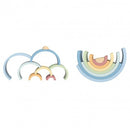 Montessori Educative Learning Wooden Rainbow Stacker Activity Toy