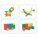 Montessori Educative Learning Wooden 100pcs Block Activity Toy