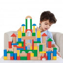 Montessori Educative Learning Wooden 100pcs Block Activity Toy