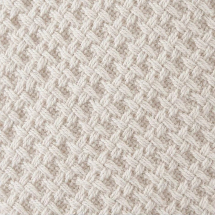 Theraline The Original Pillow  Cover - Cream Fine Knit