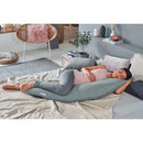 Theraline The Original Maternity and Nursing Pillow - Melange Green Grey Bamboo