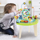 Montessori Educative Learning Wooden Activity Table Sensory Toy