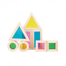 Montessori Educative Learning Wooden Rainbow Blocks Activity Sensory Toy
