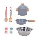 Montessori Wooden Kids Toys Gourmet Chef Kitchen Set