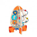 Montessori Educative Learning Wooden Rocket Activity Toy