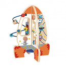 Montessori Educative Learning Wooden Rocket Activity Toy