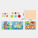 Montessori Educative Learning Wooden Gear Game Activity Toy