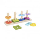 Montessori Educative Learning Wooden Geometric Block Sorter Activity Toy