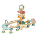 Montessori Educative Learning Wooden Ball Drop Track Set