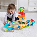 Montessori Educative Learning Wooden Ball Drop Track Set