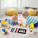 Montessori Educative Learning Wooden Educational Box 0-6 months