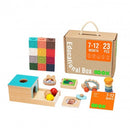 Montessori Educative Learning Wooden Educational Box 7-12 months