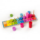 Montessori Educative Learning Wooden Counting Stacker Activity Toy