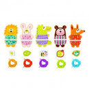 Montessori Educative Learning Wooden 5 In 1 Lacing Animals Activity Toy