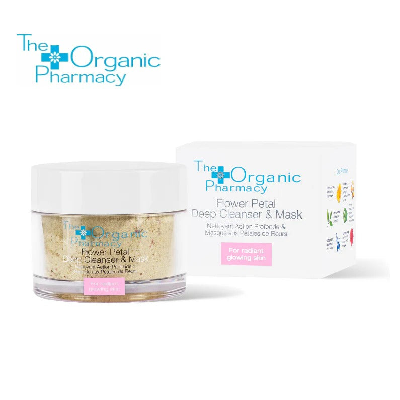 The Organic Pharmacy Flower Petal Deep Cleanser & Mask 40ml. Exp - 11/26