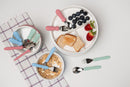 Nava Nest The Complete Weaning Set (Plate + Bowl +Baby & Toddler Cutlery) - 3 Colors
