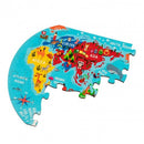 Montessori Educative Learning Wooden World Map Puzzle Activity Toy