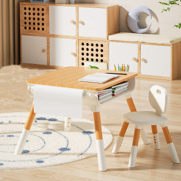 Lucky Baby Little Kids Table & Chair Set W/Drawing Paper