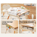 Lucky Baby Little Kids Table & Chair Set W/Drawing Paper
