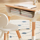 Lucky Baby Little Kids Table & Chair Set W/Drawing Paper