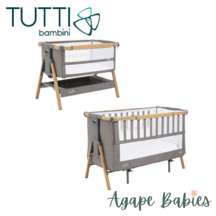 Tutti Bambini CoZee XL Bedside Cot & Crib  (1 year warranty)