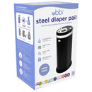 Ubbi Nappy Pail - Matte Black