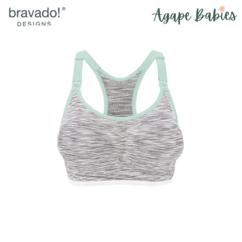 Bravado Body Silk Seamless Rhythm - White Grey Spacedye (4 Sizes)