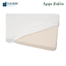 Candide Waterproof fitted Sheet 40x80 cm White