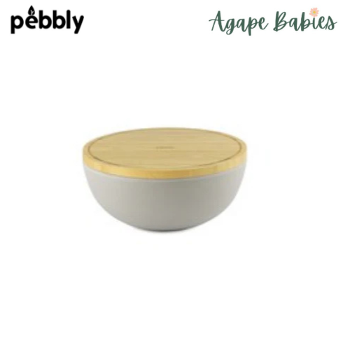 Pebbly Salad Bowl (S) - Light Grey