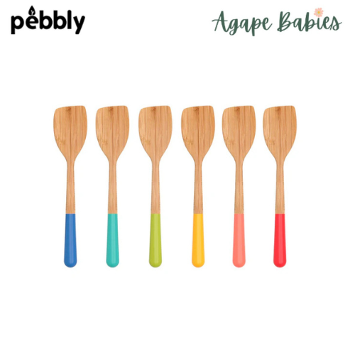 Pebbly Bamboo Spatula  - 6 Colors