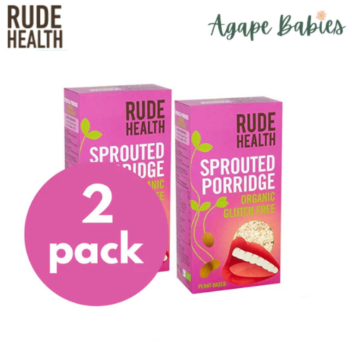 [Bundle Of 2] Rude Health Sprouted Porridge Oats (Gluten Free) 400g