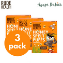 [Bundle Of 3] Rude Health Honey Spelt Puffs, 175g Exp: 11/25